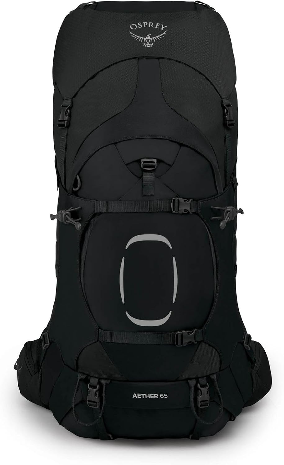 Aether Sac de trekking homme, 65L Large/X-Large, Black Noir 65L - L/XL