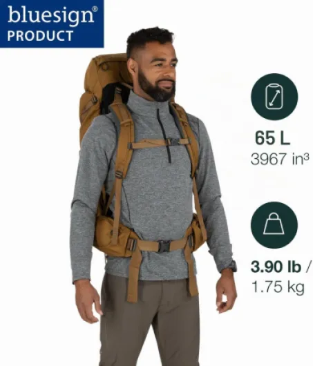 Rook Sac de trekking homme, 65L, Astrology Blue/Blue Flame Astrology Blue/Blue Flame 65L