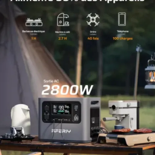Test AFERIY P280 + panneau 400W : une grosse batterie nomade qui tient la route pour les coupures et le camping-car