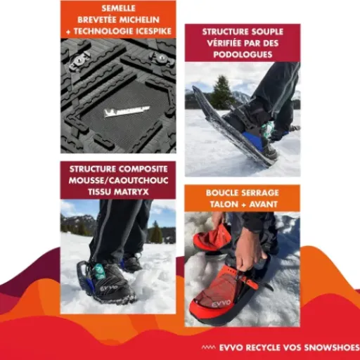 Test EVVO Originale : les raquettes façon chaussures, pratiques mais pas pour tout le monde
