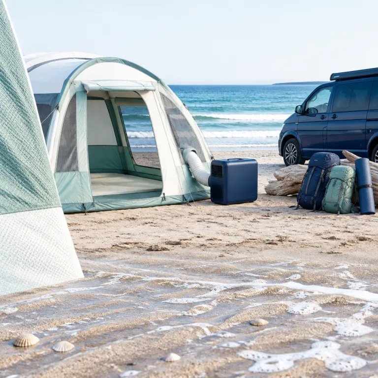 Tente de plage climatisée : le nouvel abri premium pour familles, trekkeurs et vanlifers