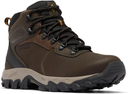 Columbia Men's Newton Ridge Plus II Suede WP Hiking Boot 10 Cordovan/Squash