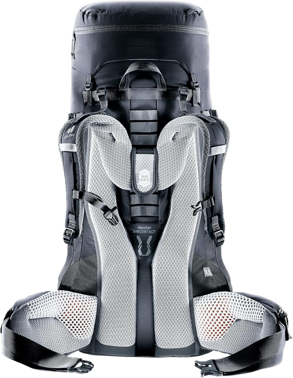 Deuter Aircontact Lite 45 + 10 SL Sac à dos de trekking léger pour femmes Black-graphite 45+10 L