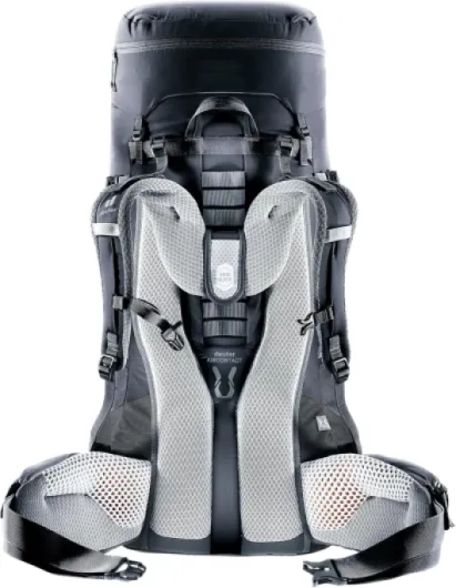 Deuter Aircontact Lite 45 + 10 SL Sac à dos de trekking léger pour femmes Black-graphite 45+10 L