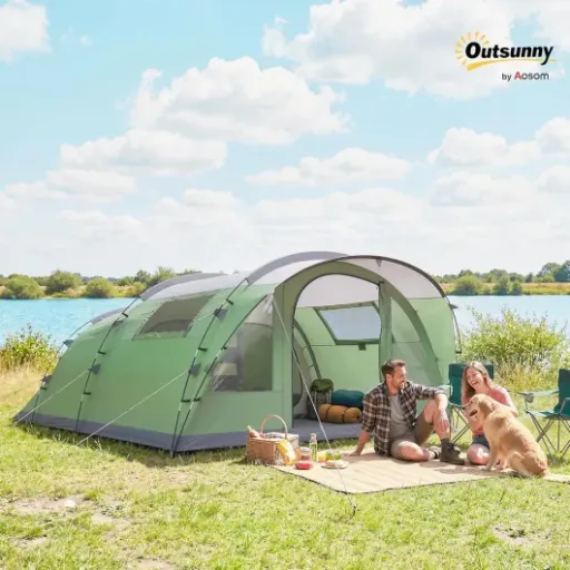 Test Outsunny Tente Tunnel 5 personnes : grande, pratique, mais quelques détails à connaître