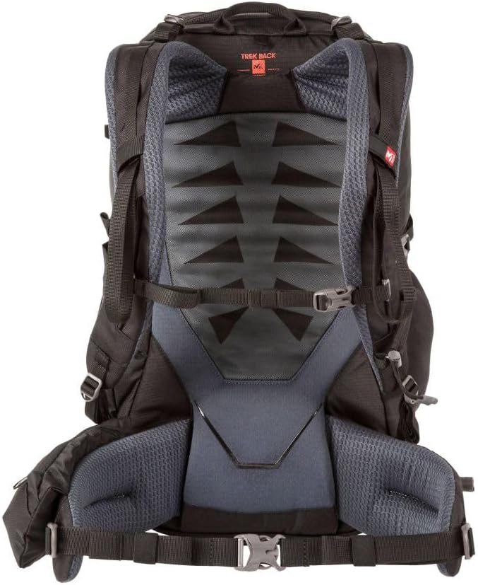 Sac à dos HANANG 40 Litres pour Randonnée et Trekking avec house de pluie - Mixte Taille unique Noir (Nouveau Logo)