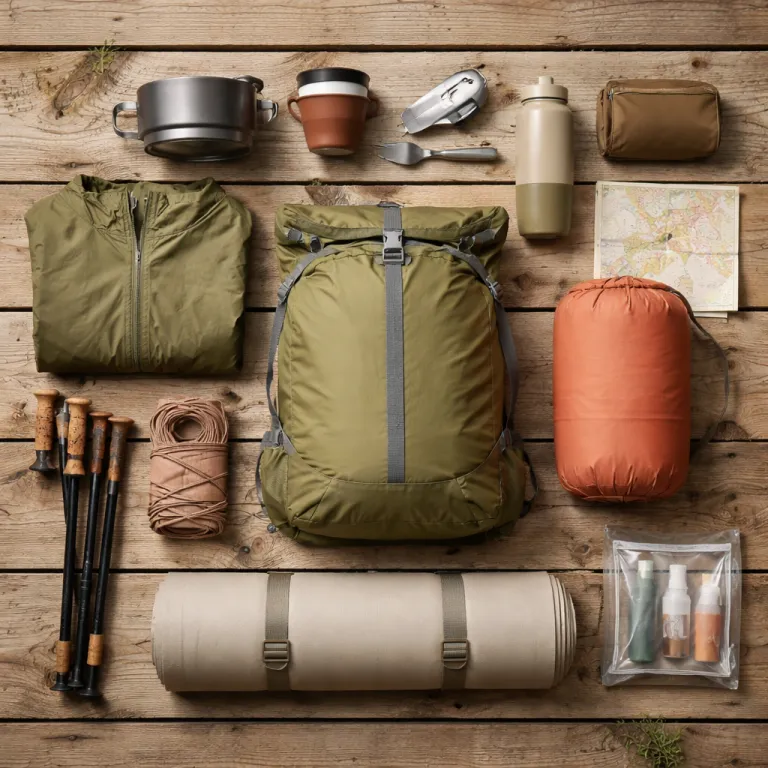 Équipement de camping minimaliste en sac à dos : l’art d’alléger sans renoncer au confort