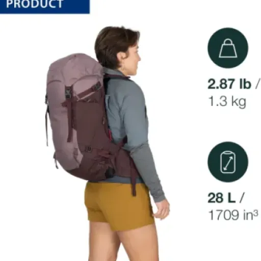 Test Osprey Kyte LT 28 Serenity Blue : le sac à dos de rando sérieux mais pas parfait