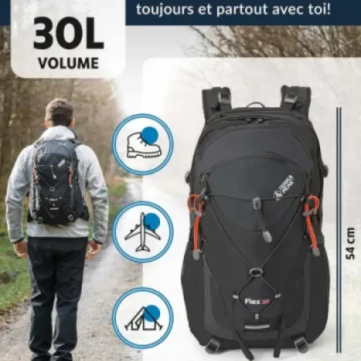 Test Terra Peak FLEX 30 : un sac à dos rando 30L simple, pratique et bien pensé