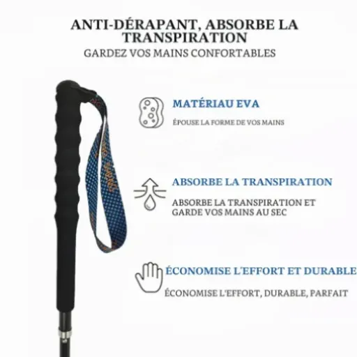 Test OKHEALING bâtons de randonnée carbone : légers et pratiques, mais pas pour les treks engagés