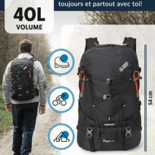 Test Terra Peak Flex 40 : un sac à dos 40L qui fait le job sans se ruiner