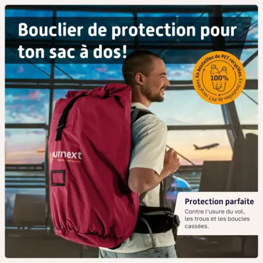 Test Journext Backpack Cover (55-80 L) : la housse de sac à dos qui évite les galères en soute