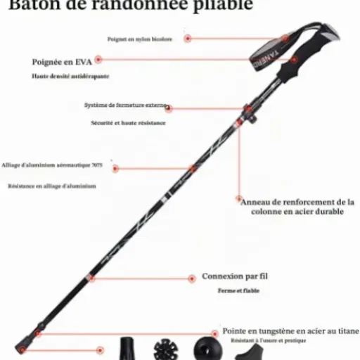 Test Bâton de Marche Pliable XDSP : le bâton pas cher qui fait le job pour la rando occasionnelle