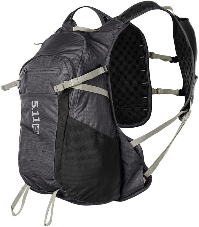 5.11 Sac à dos de randonnée tactique Cloudstryke ultraléger, 18 L, style 56844 Gris (Volcanic)