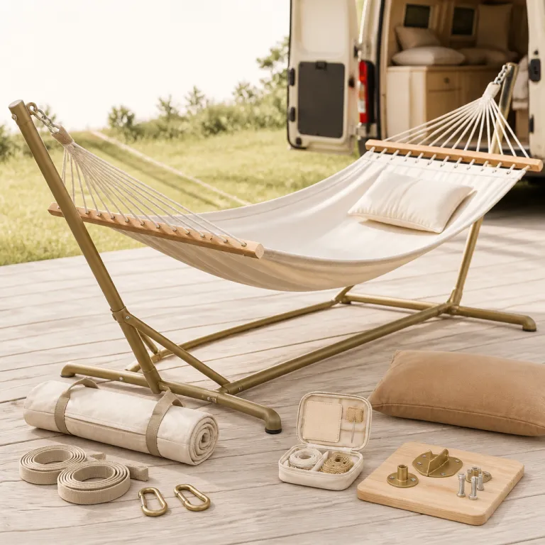 Choisir un hamac sur pied haut de gamme pour le camping, le jardin et la vanlife