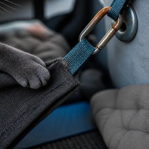Hamac pour chat : créer un cocon suspendu pour vos compagnons en van, au bivouac ou à la maison